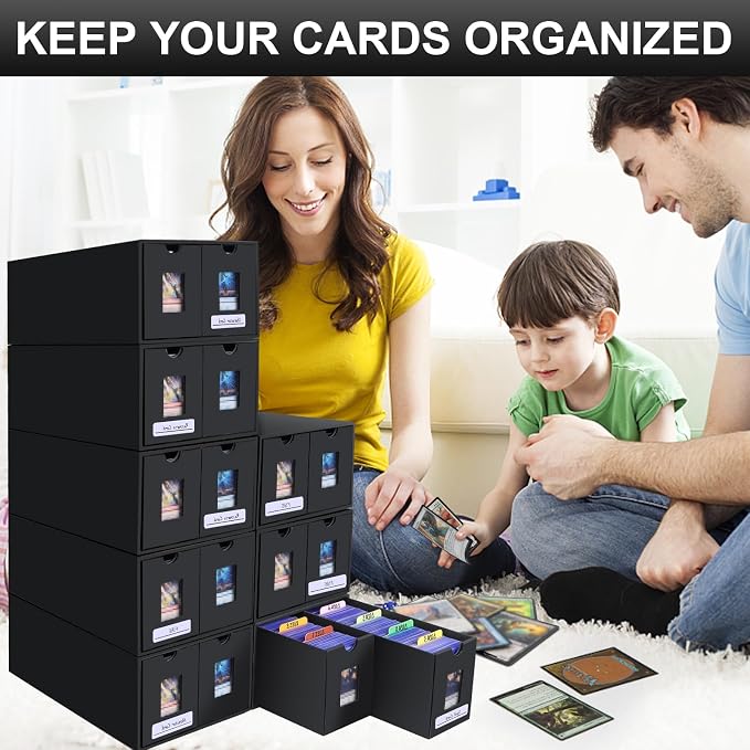 Card Storage Box, 14000+ Trading Card Storage 2700+ Toploader Card Storage Box - Image 8