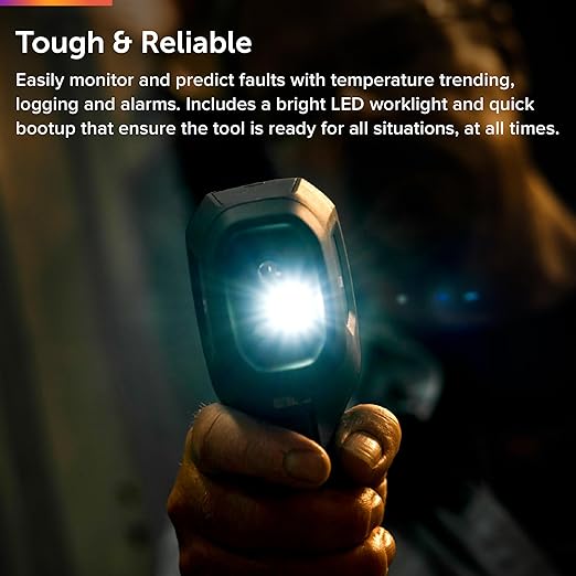 FLIR TG298 Thermal Imaging Camera with High Temperature Spot IR Super Resolution 320x240 (160x120 Native IR) and Bullseye Laser: Industrial Infrared Spot Camera for High-Temp Applications