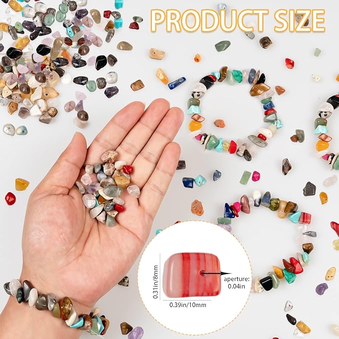 Big Natural Chip Stones for Bracelet - Image 3
