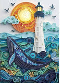 ZQEATRY Moon Lighthouse Special Shape Diamond Art Kits by ZQEATRY