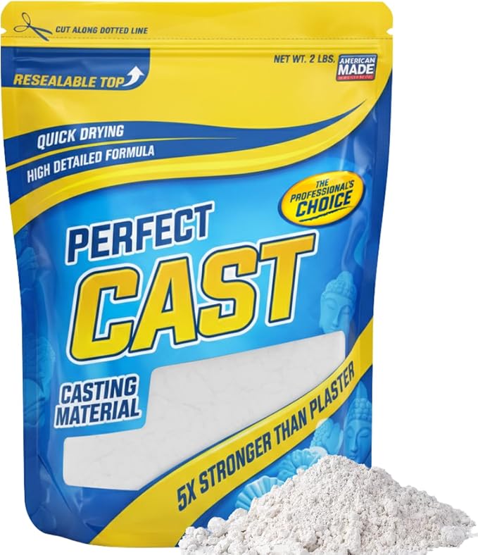 Perfect Cast Mold Casting Powder, Fast-Curing, Water-Based Material by PerfectCraft