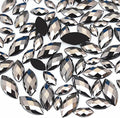 1000Pcs Crystal AB Horse Eye Rhinestones Glitter Gems Flatback Acrylic by UYTRDVG