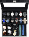 ProCase Watch Box, 12 Slot Mens Watch Case by ProCase