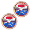 2-Pack 7-1/4" 40-Tooth 5/8" Arbor Circular Saw Blade, Framing/Universal Wood Cutting Saw Blade, Special Anti-Thermal Adhesion Coating on Cutting Edge-TA, 7-1/4" 40T 5/8"