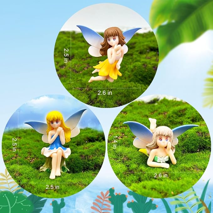 Suartus Miniature Fairy Figurines - Image 7