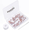 Natural Pearl Beads Rice 4-5mm Purple Freshwater Cultured Loose Gemstone Beads for DIY Jewelry Making 13.8''/Strand HQ