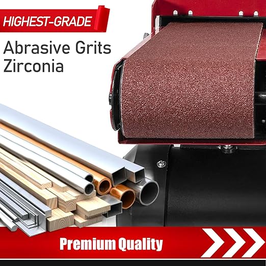 21 Pack 3 x 21 Inch Sanding Belts, 3x21 Belt Sander Sanding Belts 40/60/80/120/180/240/400 Grits Assortment Sanding Belt for Belt Sander Knife Sharpening Woodworking Metal Polishing