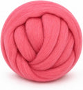 3.53oz Wool Roving: Needle Felting Wool White Roving Wool Felting Supplies Pure by Gipony