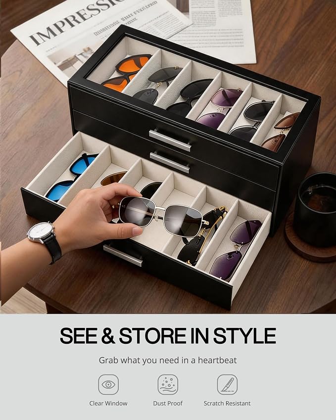 ProCase Sunglasses Organizer Box - Image 4