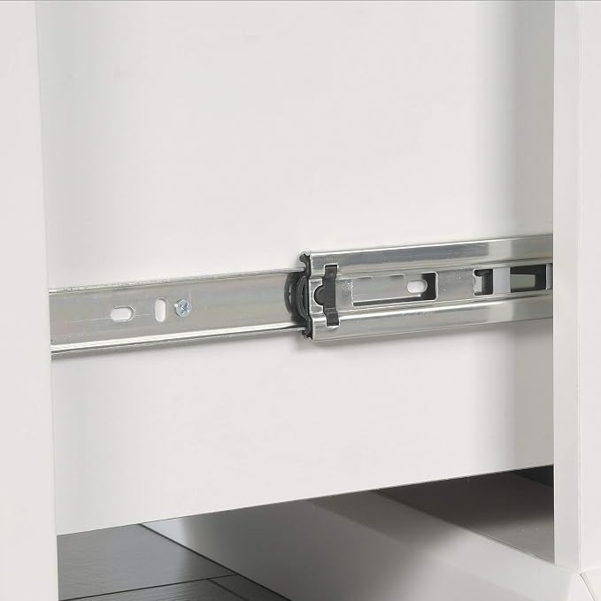 Sauder Craft Pro Series Craft Table/ Pantry cabinets, in White finish - Image 7