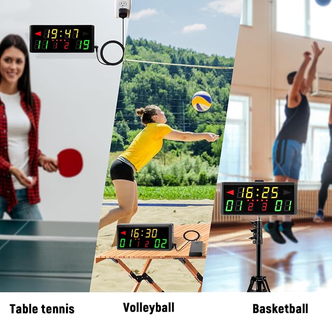 Samshow LED Electronic Scoreboard Digital Score Keeper - Image 8