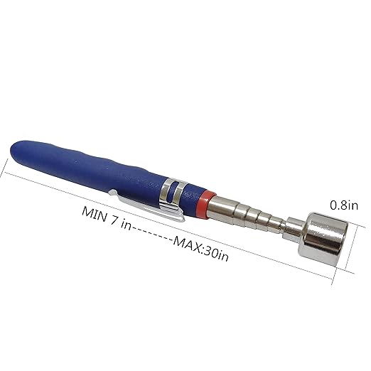 Telescoping Inspection Mirror,Additional extendable Observation,20lb, 30lb Telescopic Magnetic on a Stick for extendable Tool,Large Magnet Set for Mechanics Automotive Tools