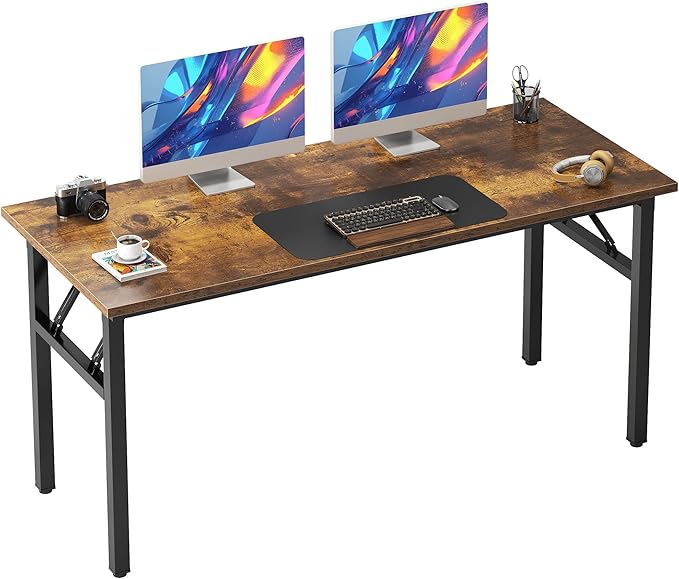 Need Folding Desk, 54 inch Large Computer Desk by Need
