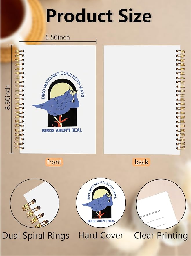 BitKan Funny Bird Spiral Notebooks - Image 2