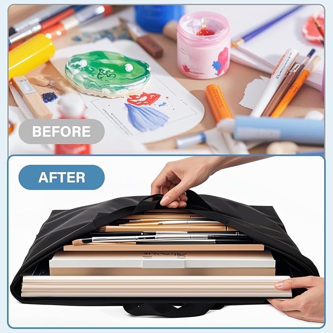 ZKOO 24 x 36 Inch Art Portfolio Bag, Large Size Art Case Light Weight - Image 5