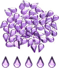 MECCANIXITY 50PCS Flat Back Acrylic Teardrop Gems 6x10mm Artificial Rhinestones by MECCANIXITY