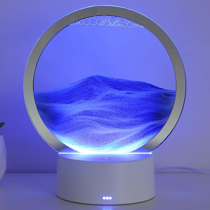 KPNUWN Moving Sand Art Liquid Motion, 3D Deep Sea Sandscape Color Quicksand by KPNUWN