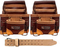 Professional Leather Tool Bag, Top-Grain Leather, Organizer, Protects Tools, Enhances Work Efficiency