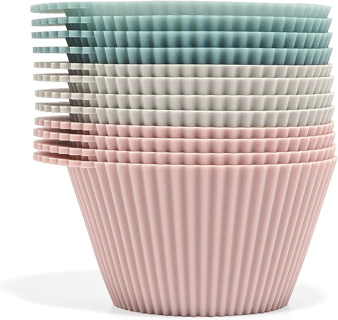 The Silicone Kitchen Reusable Silicone Baking Cups Silicone Muffin Liners by TheSiliconeKitchen