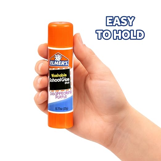 Elmer's Disappearing Purple School Glue Sticks, 22 Grams, Vision Board - Image 3