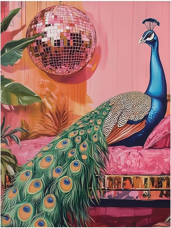Mandun Peacock Paint by Numbers by MANDUN