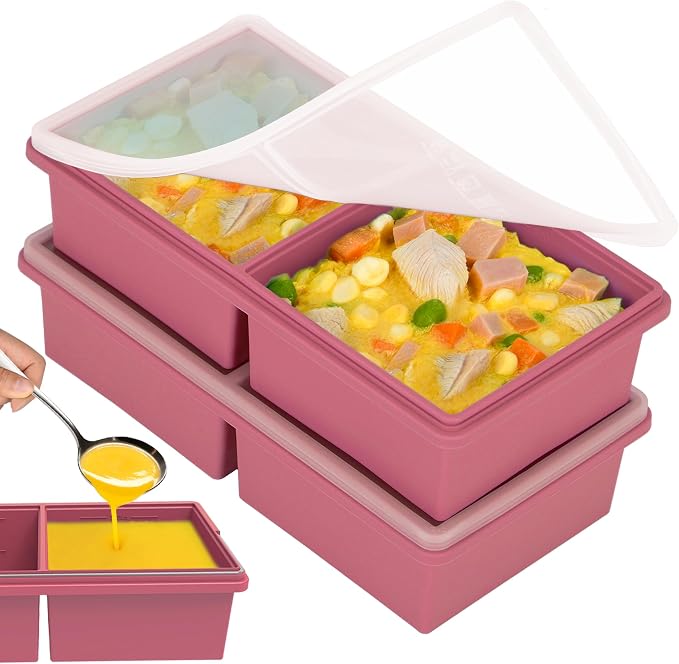 2 cup Silicone Freezer Trays by CyhHave