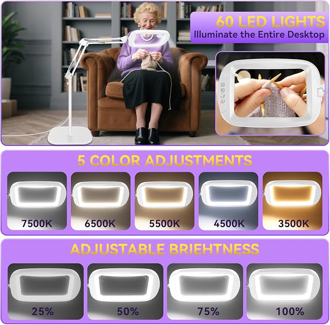 30X 10X Extra Large Floor Magnifying Glass - Image 4