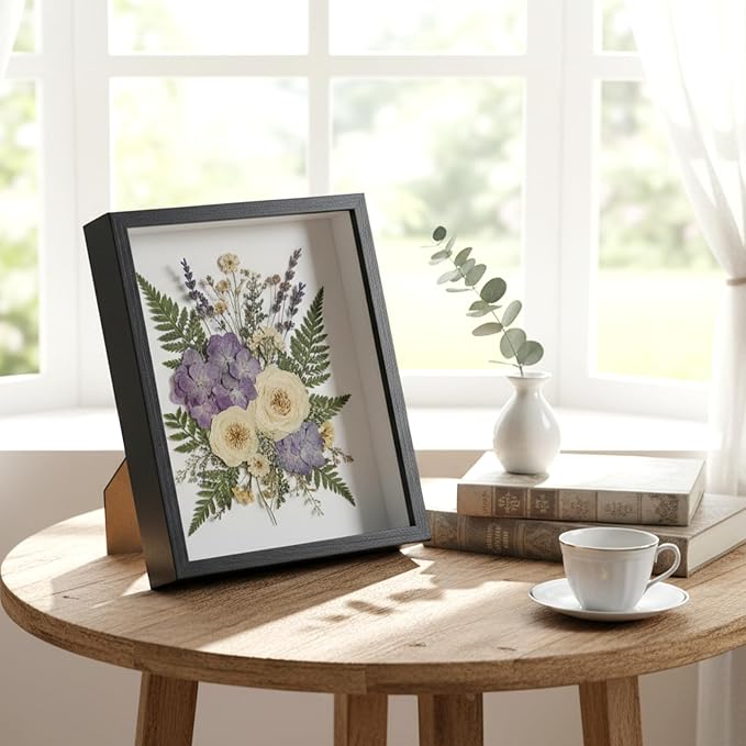 4 Pack 8 x 10 Shadow Box Frame, Shadow Boxes Display Cases 3D Wood Deep - Image 5