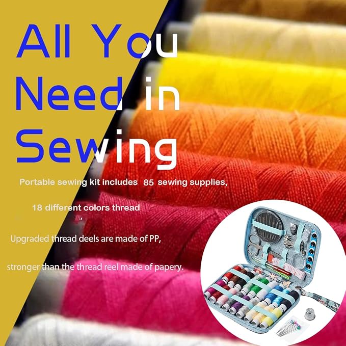 Printing Vines Sewing Project Kits, Travel Portable Sewing Set - Image 6