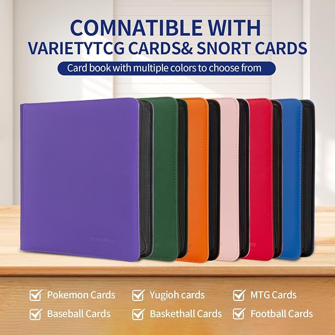 Card Binder – 720 Capacity, Zippered Trading Card Holder - Image 5