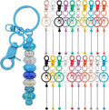 100 Pcs Beadable Keychains Bulk Kit – DIY Keychain Making Supplies by DNLEGULI
