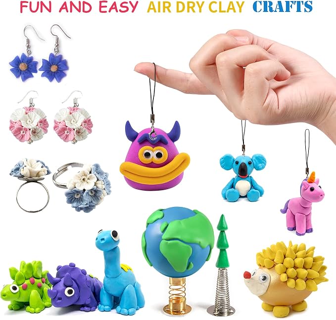 Air Dry Modeling Clay Kit - Image 5