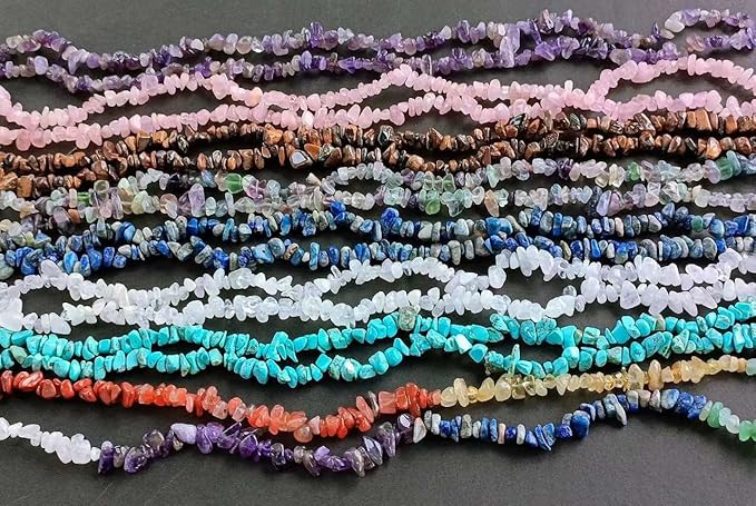 LAIDANLA Lapis Lazuli 400pcs Natural Chip Stone Beads 5-8mm Healing Crystal - Image 5