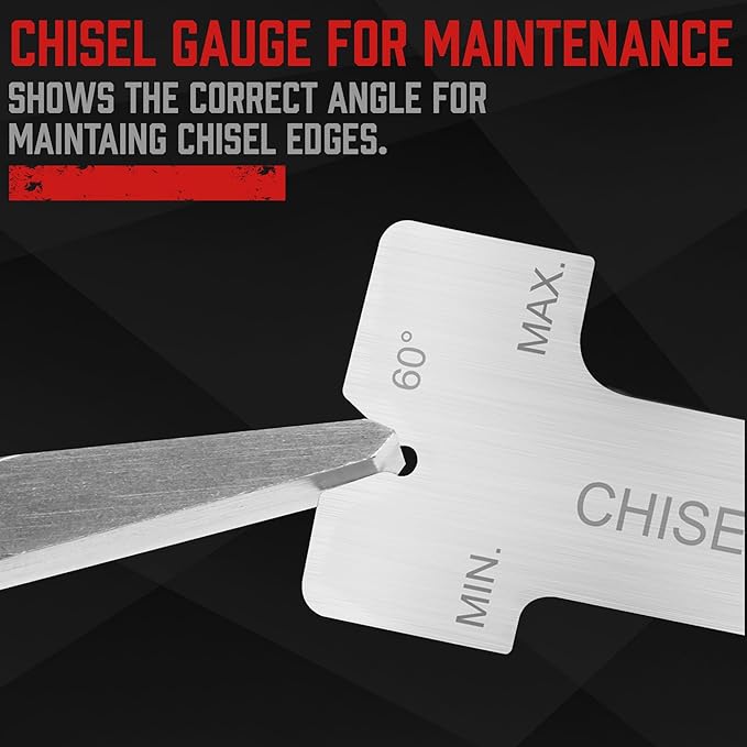 16-Piece Precision Punch & Chisel Set - Taper Punch, Pin Punch, Center Punch, Cold Chisels & Gauge for Versatile Applications
