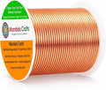 Mandala Crafts 22 Gauge Copper Tone Anodized Aluminum Craft Wire, 100 FT | by MandalaCrafts