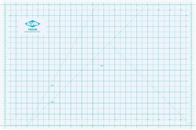ALVIN TM Translucent Cutting Mat 12 x 18 inch | 3mm Layer - Image 2