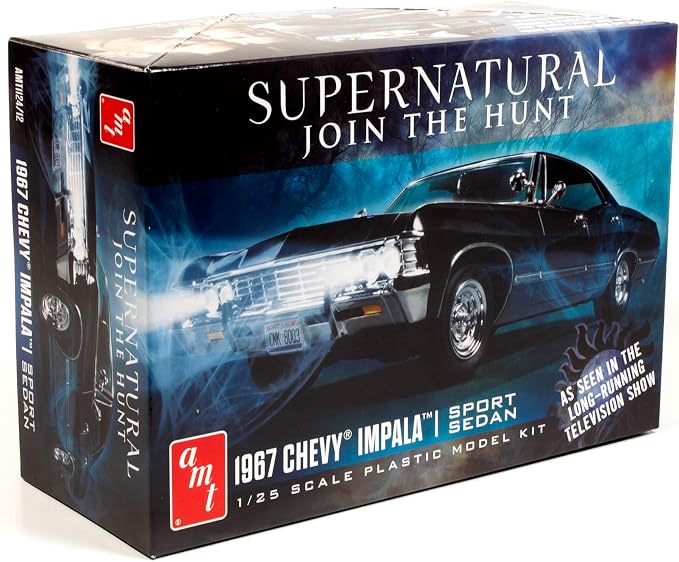 AMT 1967 Chevy Impala 4-Door Supernatural 1:25 Scale Model Kit by AMT
