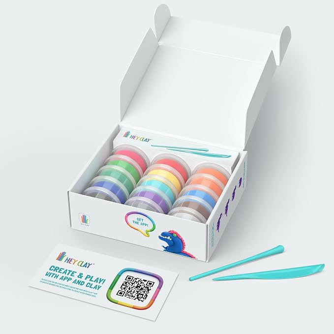 HEY CLAY Set - Colorful Modeling Air Dry Clay Kit - Image 2