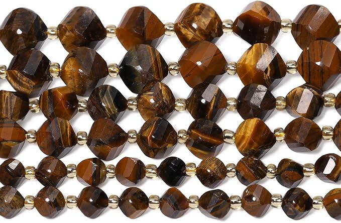 42pcs Natural Tiger's Eyes Stone Beads - Image 7