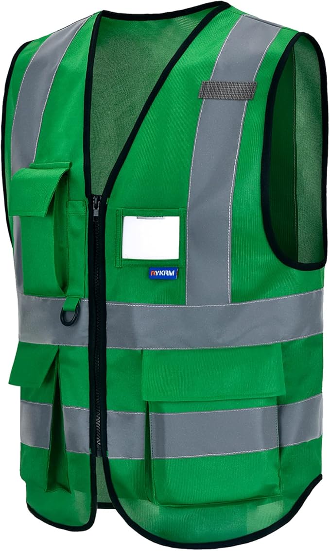 A-SAFETY high vis vest green