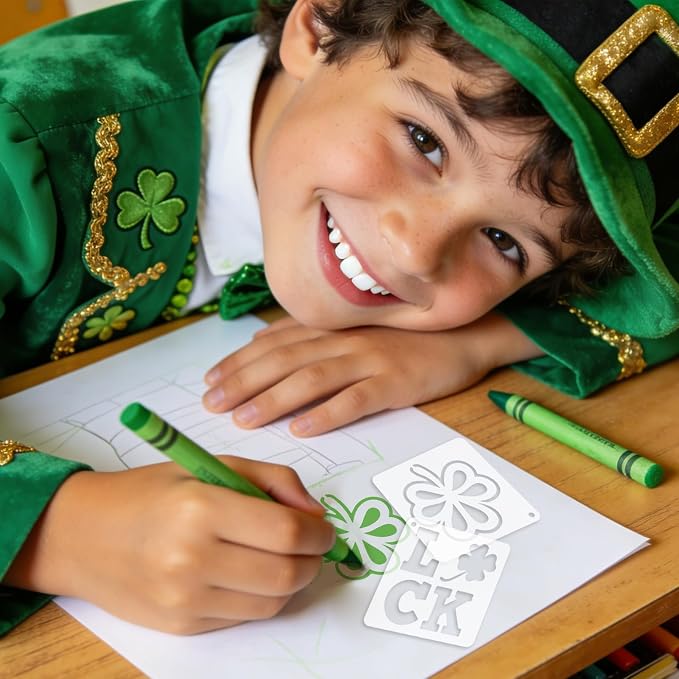 72 Pcs St Patricks Day Stencils - Image 3