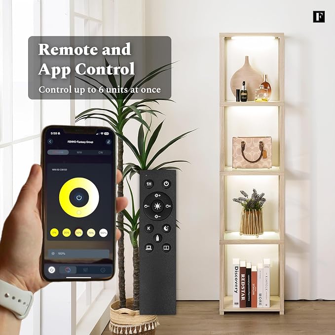 FENLO LED Display Shelf Unit – Dimmable Lighted Furniture - Image 7
