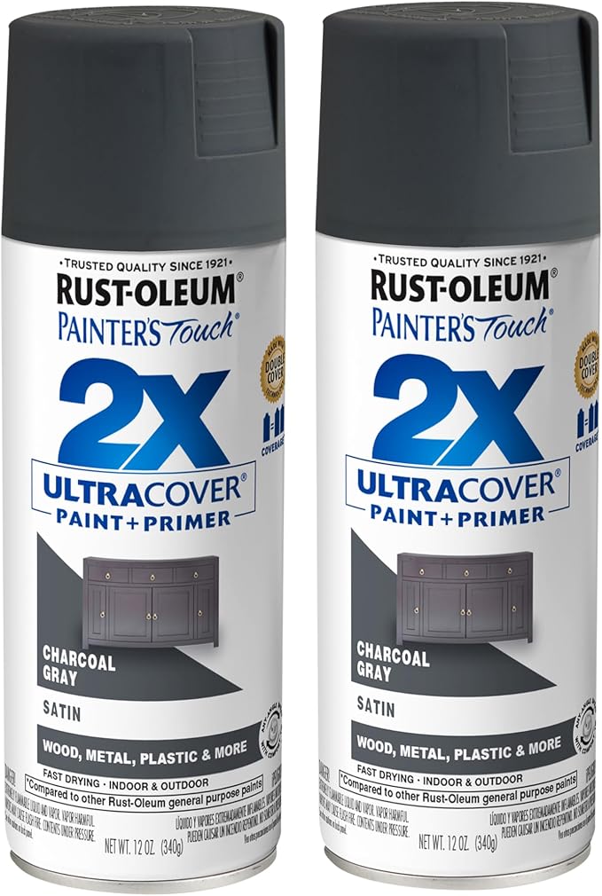 Rust-Oleum 350373-2PK Painter's Touch 2X Ultra Cover Spray Paint, 12 oz by Rust-Oleum