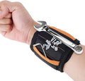 Magnetic Wristband for Tools, Heavy Duty Wrist Band with Strong Magnet for Screws Nails Cool Gadgets Hardware Gifts for Dad, Presents for Men, Birthday Christmas Gifts for Father