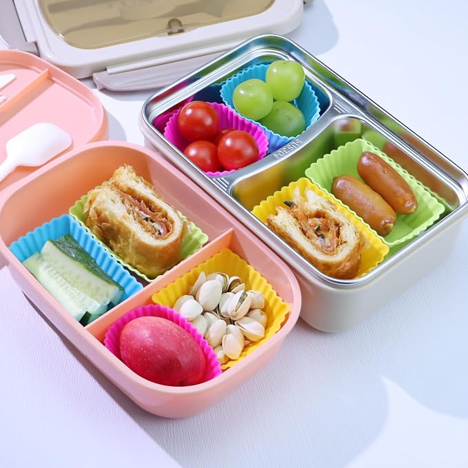 24Pack Silicone Muffin Cups, Reusable Cupcake Liners Molds - Image 4