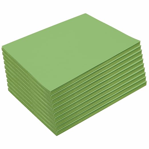 Colorations 9" x 12" Mediumweight GreenConstruction Paper by Colorations