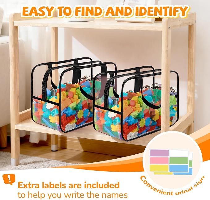 8pcs Extra large color Toy Storage Bags - Image 5