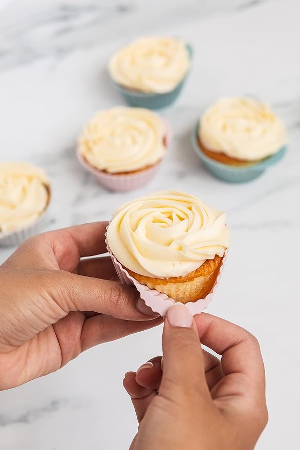 The Silicone Kitchen Reusable Silicone Baking Cups Silicone Muffin Liners - Image 8