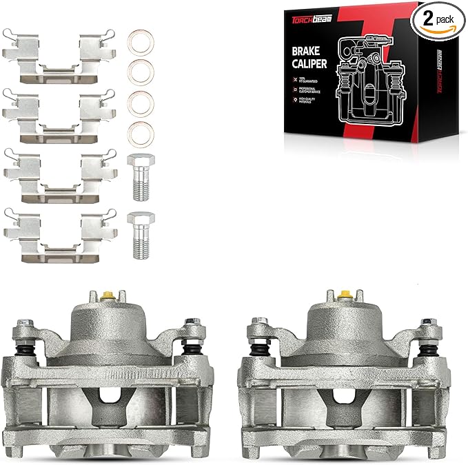 Torchbeam Front Brake Calipers Set for Nissan Altima 2013-2021, Nissan LEAF 2014-2017, Front Left and Front Right Calipers Replace # 19B7102+19B7103