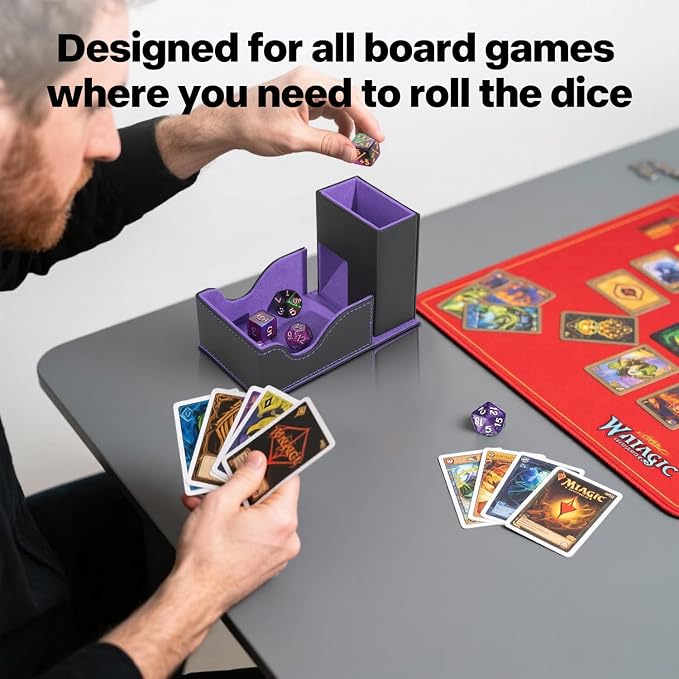 Dice Tower and Tray, Foldable Portable Dice Rolling Tower, Dice Roller Accessory - Image 6
